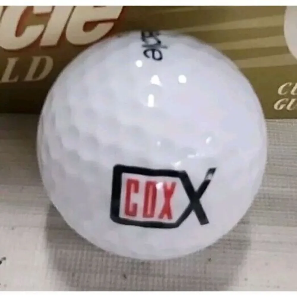 Pinnacle Gold & 332 12 Ball‎ Sets. Cox Logo. B4